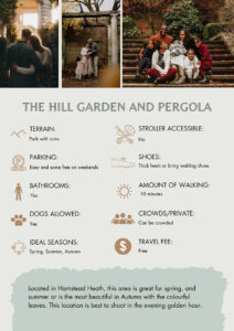 London Location Guide for Family Photos - Page on The Hill Garden and Pergola